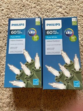 Philips Blue LED Mini Lights Twin Pack
